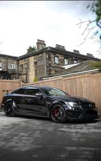 Mercedes C180 AMG Black Edition Full Option Perfecte Staat, Auto's, Automaat, 4 cilinders, Zwart, Leder
