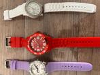 Horloges, Handtassen en Accessoires, Horloges | Dames, Kunststof, Polshorloge, Kunststof, Zo goed als nieuw