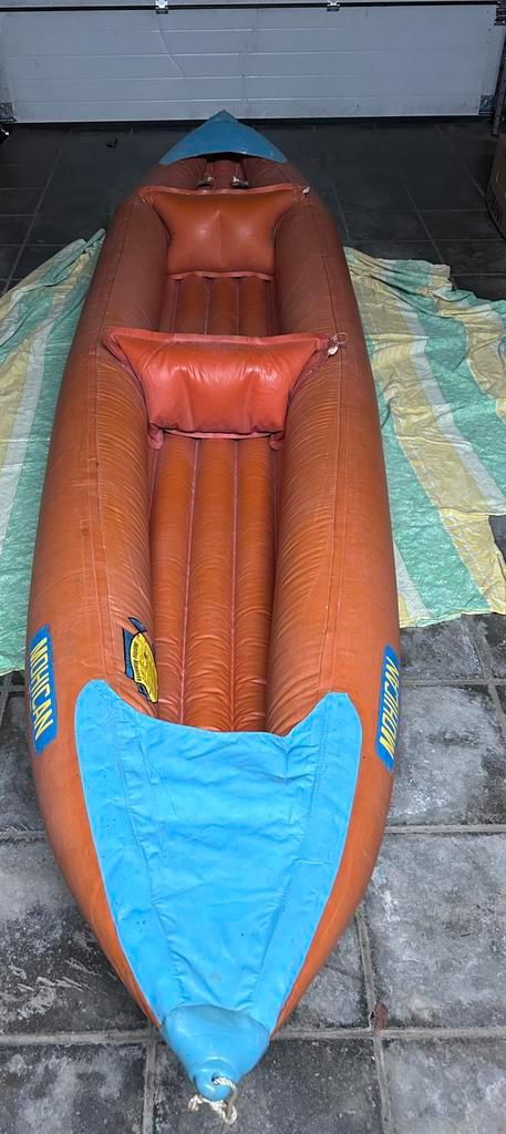 Canoë gonflable Hutchinson Nautisport MOHICAN, Watersport en Boten, Kano's, Gebruikt, Kajak, Twee personen, Opblaasbaar, Met peddels