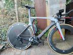 Zannata tijdritfiets, Fietsen en Brommers, Fietsen | Racefietsen, Ophalen of Verzenden, Zo goed als nieuw, Carbon