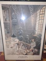 Vieille affiche encadré, Ophalen