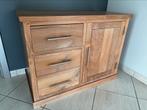 Massieve teak dresoir kast, Ophalen, Teakhout, 50 tot 100 cm, Landelijk