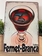 Metalen reclamebord Fernet -Branca, Verzamelen, Ophalen of Verzenden, Nieuw, Reclamebord