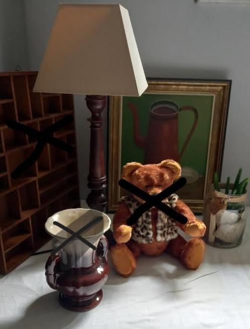 decoratie huiskamer, Huis en Inrichting, Lampen | Tafellampen, Gebruikt, Ophalen of Verzenden