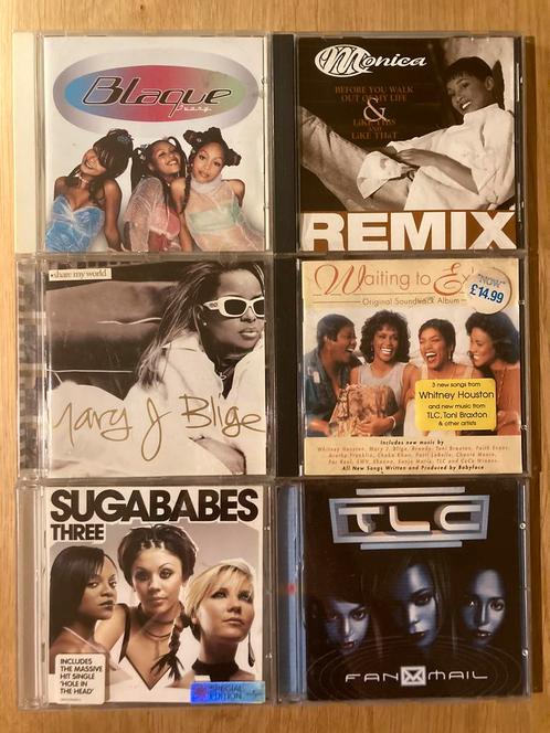 Lot CD albums singles R&B Soul Whitney Houston, TLC, Aaliyah, Cd's en Dvd's, Cd's | R&B en Soul, Gebruikt, R&B, Ophalen of Verzenden
