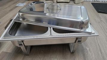 2 grotere bain-maries in stainless steel beschikbaar voor biedingen