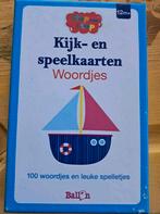Kijk-en speelkaarten Woordjes, Boeken, Ophalen, Zo goed als nieuw