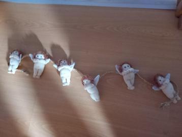 Stoffen slingers met engeltjes - nieuw beschikbaar voor biedingen