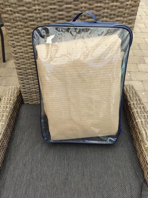 Nesling schaduwdoek vierkant  1x gebruikt, Tuin en Terras, Schaduwdoeken, Zo goed als nieuw, Ophalen