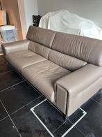 Lederen 3zit zetel +2 relaxzetels, Huis en Inrichting, Zetels | Zetels, Ophalen, Modern leder, Zo goed als nieuw, Rechte bank
