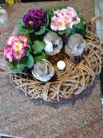 Rieten mand, Huis en Inrichting, Woonaccessoires | Kransen, Ophalen of Verzenden