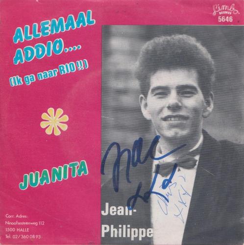 Jean-Philippe – Allemaal Addio / Juanita – Single, Cd's en Dvd's, Vinyl Singles, Gebruikt, Single, Nederlandstalig, 7 inch, Ophalen of Verzenden