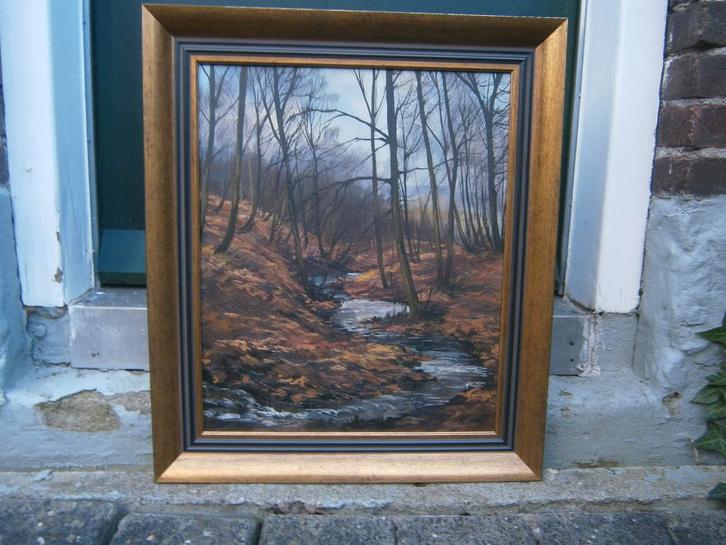 Camille Riffon : Paysage d'automne,  Aux neufs bomiers, Antiquités & Art, Art | Peinture | Classique, Enlèvement ou Envoi