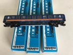 Marklin 40690(01, 02, 03) drie rijtuigen nmbs, Hobby en Vrije tijd, Wisselstroom, Wagon, Ophalen of Verzenden, Zo goed als nieuw