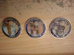 3 zilveren medaillen/munten (Slovenië, Frankrijk, Cyprus), Verzenden, Zilver, Zilver