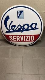emaille reclamebord vespa, Verzamelen, Ophalen of Verzenden, Nieuw, Reclamebord