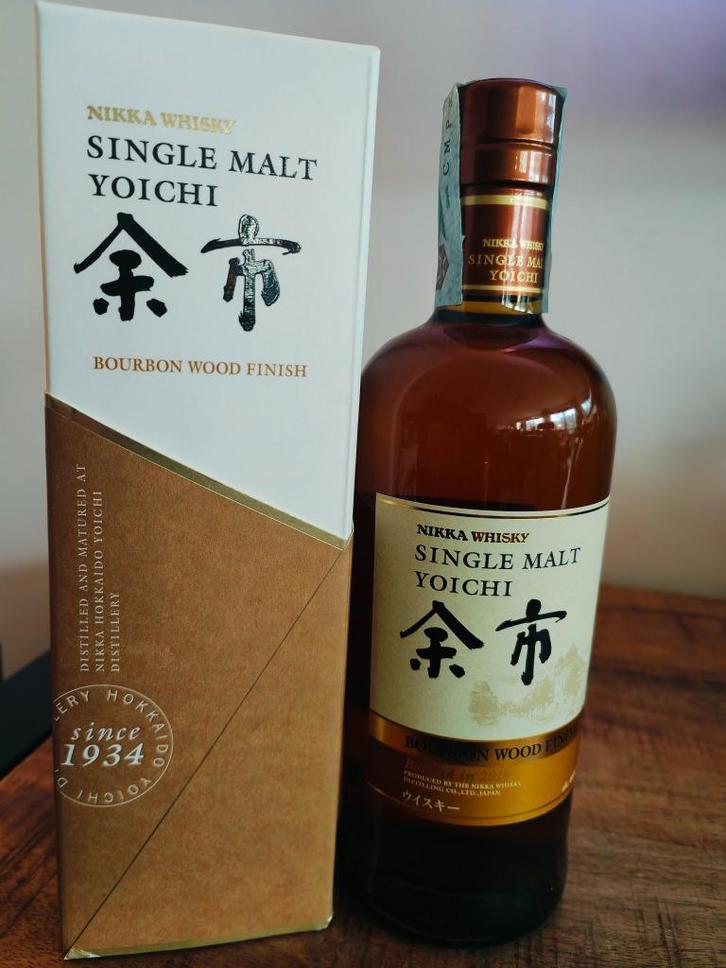 Nikka Yoichi  Bourbon Wood Finish Whisky - 2018 Limited, Verzamelen, Wijnen, Nieuw, Overige typen, Overige gebieden, Vol, Ophalen of Verzenden