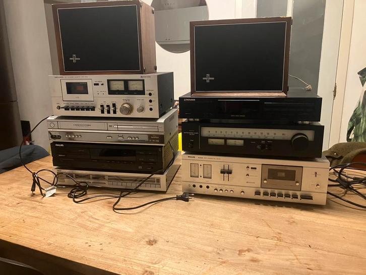 Vintage audio Diverse jaren 70/80/90, TV, Hi-fi & Vidéo, Chaîne Hi-fi, Utilisé, Deck cassettes ou Lecteur-enregistreur de cassettes