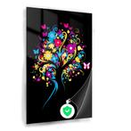 Affiche Danse des Papillons et des Fleurs 80x120cm brillant, 100 à 125 cm, 75 cm ou plus, Envoi, Création originale