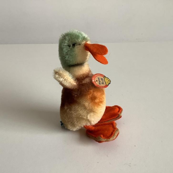 Vintage klein Steiff eendje, Antiek en Kunst, Antiek | Speelgoed, Ophalen of Verzenden