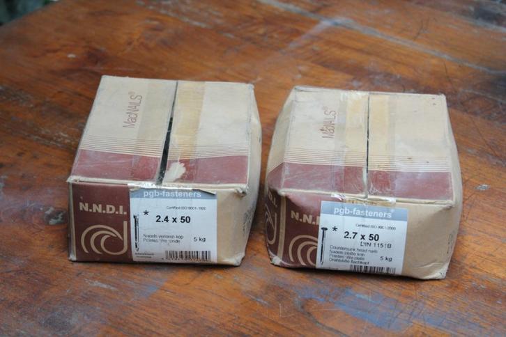 Nagels 5 kg, Bricolage & Construction, Quincaillerie & Fixations, Neuf, Autres types, 50 à 100 mm, Enlèvement