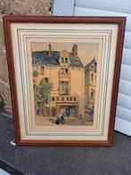 lithographie la maison du veneur a laval signe, Enlèvement ou Envoi