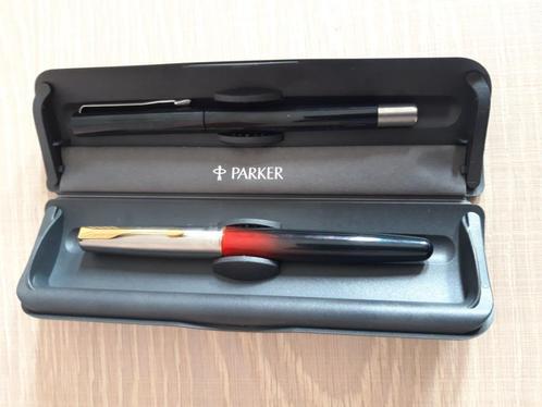 Nieuwe Parker Frontier vulpen en Parker vector roller balpen, Verzamelen, Pennenverzamelingen, Nieuw, Vulpen, Parker, Met doosje