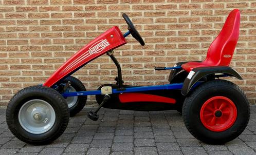 Berg go cart met aanhanger, Kinderen en Baby's, Speelgoed | Buiten | Skelters, Zo goed als nieuw, Berg, Met kar of aanhanger, Ophalen