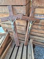 2 x oud kruis jezus 60cm hoog, Ophalen