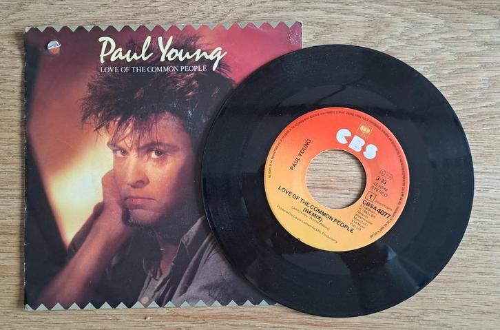 Paul Young - Love Of The Common People, Cd's en Dvd's, Vinyl Singles, Gebruikt, Single, Pop, 7 inch, Ophalen of Verzenden
