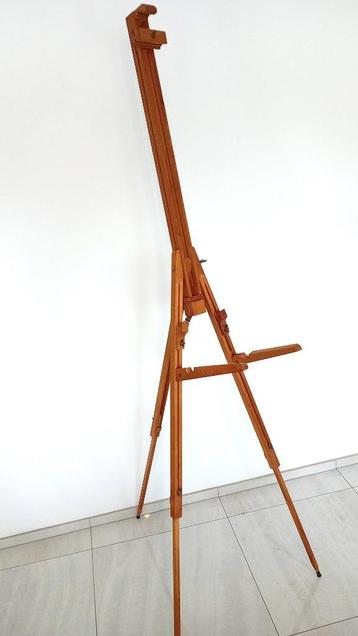 chevalet vintage avec support supplémentaire et pliable, Enlèvement ou Envoi, Comme neuf, Chevalet