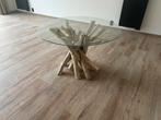 Glazen J-Line tafel te koop, Ophalen, Glas, Rond, Nieuw