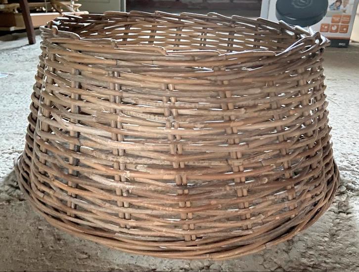 Rieten kap voor rond voet kerstboom - nieuw Noord gebruikt, Diversen, Kerst, Nieuw, Ophalen of Verzenden