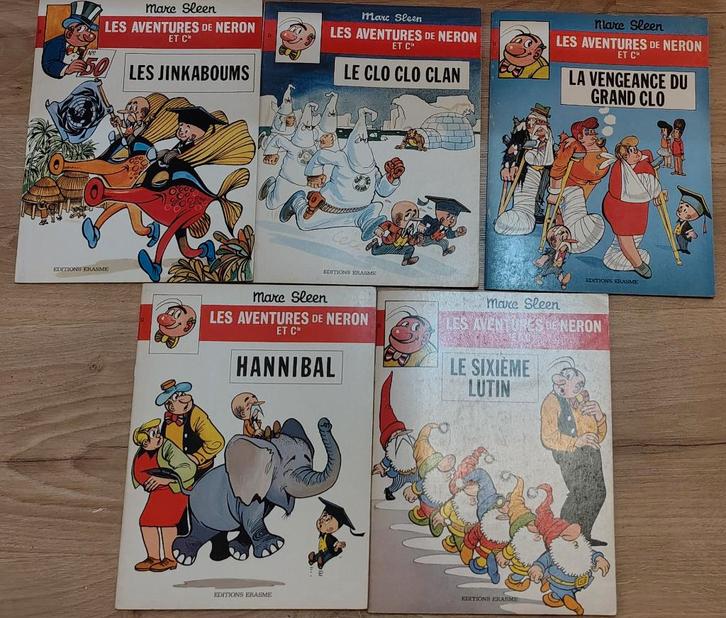 lot bd les aventures de Neron et cie de 50 à 57, Livres, BD, Utilisé, Enlèvement ou Envoi