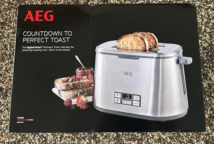 AEG AT7800 new broodrooster met aftelfunctie, Elektronische apparatuur, Broodroosters, Nieuw, Ophalen