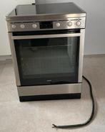 Fornuis met oven, AEG, inox, Elektronische apparatuur, Ophalen, Gebruikt, 60 cm of meer, Keramisch