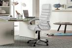 VY Bureaustoelen NIEUW wit kleur Lederlook PROMO + Levering, Huis en Inrichting, Ophalen of Verzenden, Nieuw, Wit