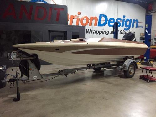Project - G-Craft 5400S - Mercury 150pk Black Max, Watersport en Boten, Speedboten, Zo goed als nieuw, 3 tot 6 meter, Benzine