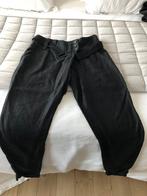 CORA KEMPERMAN BROEK PANTALON ZWART LINNEN OVERSLAG, Ophalen of Verzenden, Zo goed als nieuw, Maat 42/44 (L), Zwart