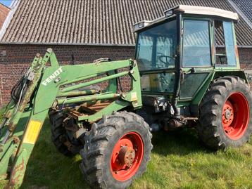 Fendt F380gta met frontlader, Ophalen, Fendt