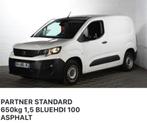 Peugeot Partner Standaard 1.5 Bluehdi 100 Asfalt, Te koop, Stof, Voorwielaandrijving, Zwart