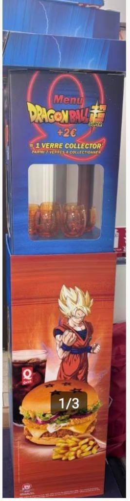 DBS Totem avec les verres Dragon ball super beschikbaar voor biedingen