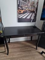 Bureau te koop zwart met schuif, Huis en Inrichting, Bureaus, Ophalen, Zo goed als nieuw, Bureau