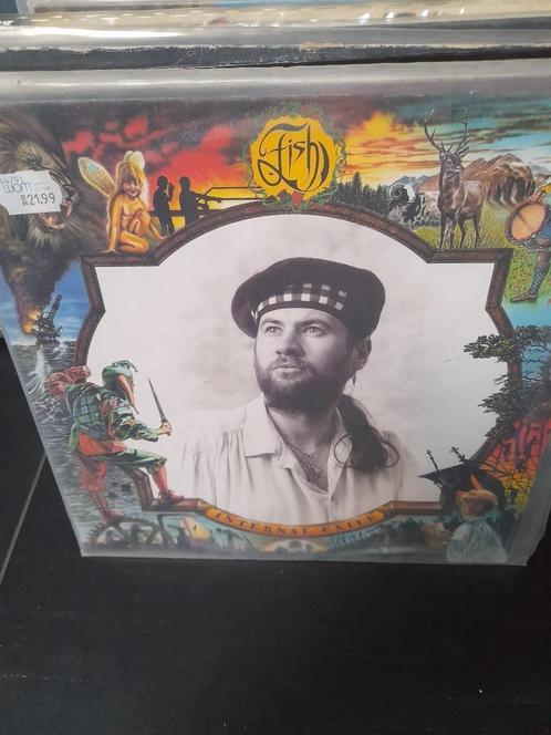 lp - fish - internal exile, Cd's en Dvd's, Vinyl | Hardrock en Metal, Gebruikt, Ophalen of Verzenden
