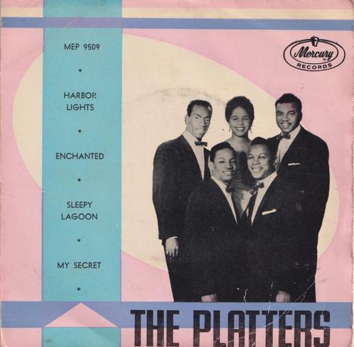 The Platters – Harbor lights / Enchanted + 2 – Single - EP, CD & DVD, Vinyles Singles, Utilisé, EP, Pop, 7 pouces, Enlèvement ou Envoi