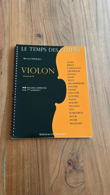Bruno Garlej - Le Temps Des Etudes; Violon T.1 beschikbaar voor biedingen