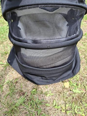 Cybex Priam Wieg (zwart) met gratis muggennet en regenhoes, Enlèvement, Utilisé, Poussette, Autres marques