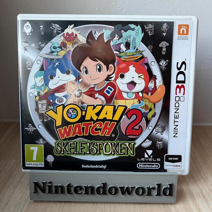 Yokai Watch 2 - Skeletspoken (3DS), Games en Spelcomputers, Games | Nintendo 2DS en 3DS, Zo goed als nieuw, Vechten, Ophalen of Verzenden