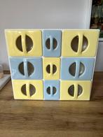 ORIGINELE VINTAGE PANCO KRUIDEN KAST GEEL BLAUW ZGSTAAT, Verzamelen, Ophalen of Verzenden, Huis en Inrichting