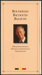 Herdenkingsmedaille Boudewijn, Postzegels en Munten, Penningen en Medailles, Ophalen of Verzenden, Brons